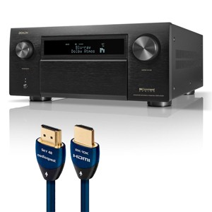 Denon AVR-A10H 13.4 Channel 8K AV Amplifier with AudioQuest SKY 3m HDMI Cable - 1 of 4