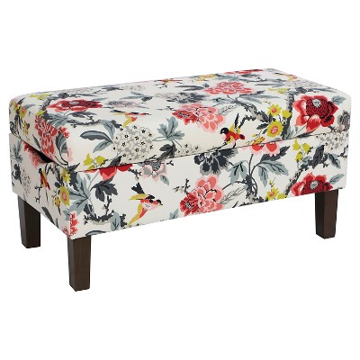 Skyline Bedroom Patterned Storage Bench - Skyline Furniture