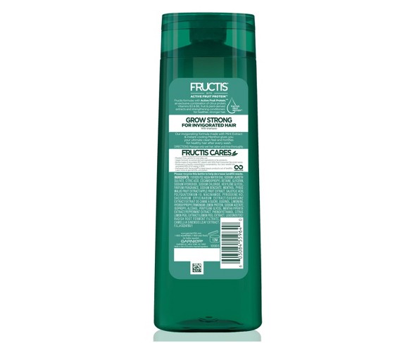 Garnier Fructis Grow Strong Cooling Deep Clean Shampoo - 12.5 fl oz