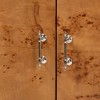 bali & pari Valora Wood 2 Door Console Cabinet Mappa Burl - 3 of 4