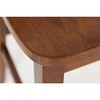 Jofran, Simplicity Solid Wood Classic X-Back Counter Stool (Set of 2) - 4 of 4