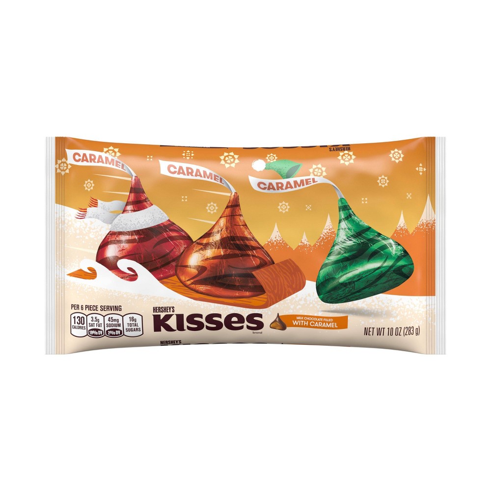 UPC 034000129881 product image for Hershey's Holiday Milk Chocolate Filled with Caramel Kisses - 10oz | upcitemdb.com