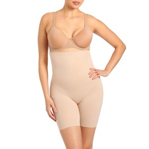 TC Fine Intimates Extra Firm Control High Waist Thigh Slimmer with Back Magic - 1 of 4