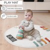 Baby Play Gym & Tummy Time Mat - Soft Cotton Mat with 6 Toys for Boys/Girls - Stylish Activity Playmat for Infant Development & Playroom Decor - 4 of 4