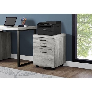 NicBex Mobile File Cabinet with 3 Storage Drawers Contemporary Under Desk Storage Filing Cabinet Office Cabinet for Home, Office - 1 of 4