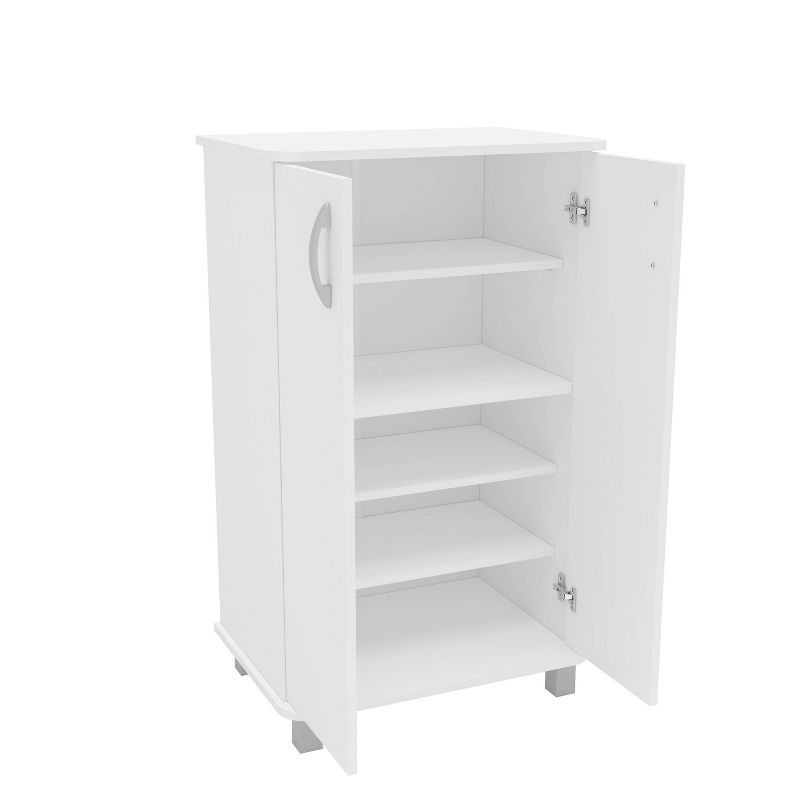 Michigan 2 Door Storage Cabinet White - Polifurniture, 3 of 14