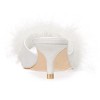 Memoi Women's Mona Marabou Hard Sole Slender Heel Slipper - 3 of 4