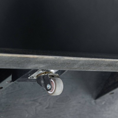 Contemporary Beckley 48" Rectangular White Marble & Wood Coffee Table