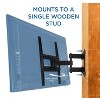 Mount-It! Full Motion TV Wall Mount Corner Bracket, Extending Arm Articulating, Swivel, Tilt Fits 32 - 50 Inch TVs, 66 Lbs Capacity, Black - 2 of 4