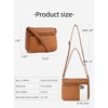 FATMOON  Women's Medium Crossbody Bag - A Stylish and Functional Shoulder Handbag with Multi-Zipper Pockets, Perfect for Everyday Use - 3 of 4