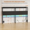 Aheaplus Storage Headboard, Head Board with Charge Station and LED Light - 2 of 4