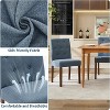 Nasitip Upholstered Dining Chairs Set, Modern Fabric Side Chairs with Sturdy Wood Legs,Comfortable Soft Linen for Dining Room, Restaurant, Cafe - 4 of 4