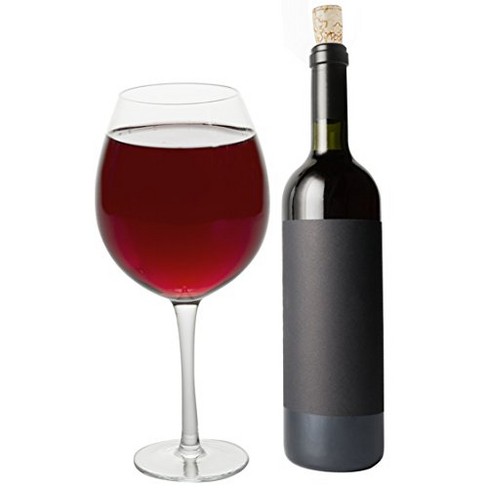 29oz Full Bottle Extra Large Wine Glasses Set of 4, Jumbo Wine Glass for Red  Wine