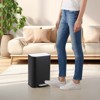 Trash Can, Stainless Steel Garbage Can With Soft-Close Lid, Foot Pedal, Removable Inner Basket - 4 of 4
