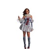 Women's IT Pennywise Costume Deluxe - 2 of 3