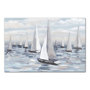 Creative Products Coastal Sailboats 30 x 20 Canvas Wall Art - 1 of 4