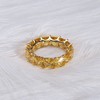 Eternity Wedding Band Ring for Women Princess Cz Sterling Silver Ginger Lyne Collection - 4 of 4