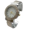 Olivia Pratt Round Face Rhinestone Bezel Bangle Women Watch - 3 of 3