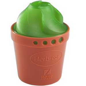 Hutzler Herb-Eze Herb Stripper & Freezer Storage Container - Strip, Measure, Collect and Store Fresh Herbs - 1 of 3