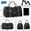 Luupatchy Women's Gym Tote Duffle Bag With Wet Pocket & Shoe Compartment, Airplane-Friendly Carry-On for Travel/Dance/Ballet/Overnight - 3 of 4