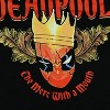 Seven Times Six Deadpool T-Shirt Men's King Deadpool Merc With A Mouth Short Sleeve Top Black - 3 of 4