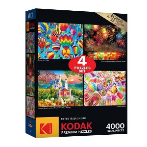 RoseArt 4 in 1 Fireworks Jigsaw Puzzle - 1000pc - 1 of 4