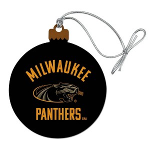 University of Wisconsin Milwaukee Official Panthers Wood Christmas Tree Holiday Ornament - 1 of 4