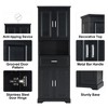 NicBex 67.7 Inch Tall Bathroom Storage Cabinet with 4 Doors,Slim Storage Cabinet with Drawer - 4 of 4