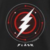 Girl's The Flash White Lightning Bolt Stamp T-Shirt - image 2 of 4