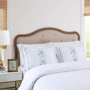Marcielo 2 Pack Embroidery Pillow Shams Throw Pillow Cover - 1 of 4