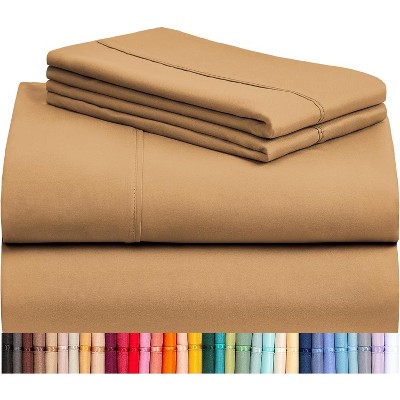LuxClub 4-7 PC Silky Soft Cooling Deep Pocket Performance Sheet Set