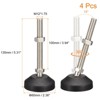 Unique Bargains Nylon Non-Skid Adjustable Furniture Leveling Feet for Chairs 4 Pcs - 2 of 4