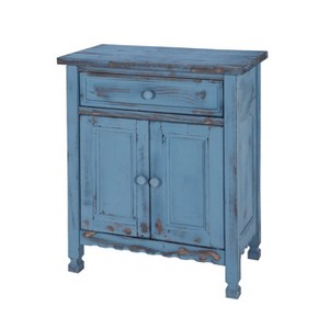 Alaterre Furniture Country Cottage Accent Cabinet - Sideboard Buffet Cabinet with Storage Drawer and Two Doors - 1 of 4