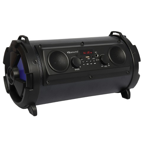 Pyle PBMWP185 500 Watt Portable Bluetooth Wireless Waterproof Outdoor  Indoor BoomBox Speakers Stereo with AUX/USB/SD Input, and Voice Control,  Black