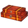 Cheung's Rosina Set of 2 wooden boxes lined - 2 of 4