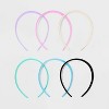 Girls' 6pk Woven Headband Set - art class™: Hair Styling Accessories, Solid Pattern - 2 of 4