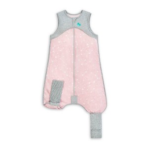 Love to Dream Organic Cotton Sleeveless Sleep Suit (0.2 TOG) - Stellar Dusty Pink - 1 of 4