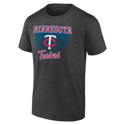 MLB Minnesota Twins Men's Gray Core T-Shirt