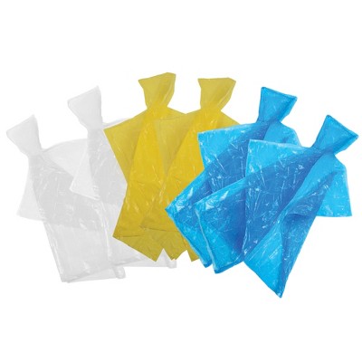 Stansport Emergency Hooded Poncho - 6 Pack