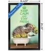 Trends International Keep Calm And Stay Fresh Framed Wall Poster Prints - 3 of 4