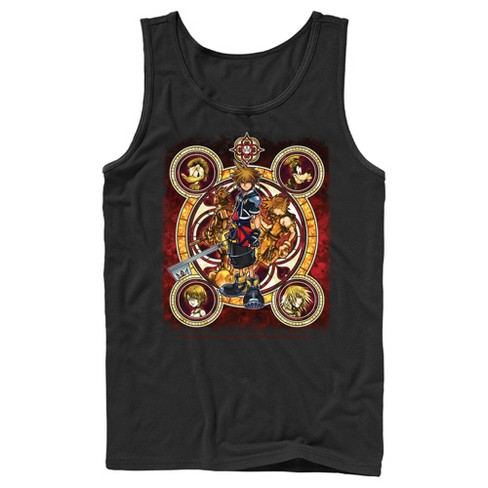 Men's Kingdom Hearts 2 Stained Glass Art Tank Top - image 1 of 4