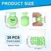 Unique Bargains Plastic Adjustable Draw String Clip Ends Spring-Loaded Buckle Round Cord Locks 30 Pcs - 2 of 3