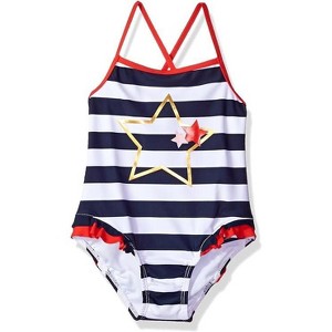 KIKO & MAX Infant/Toddler and Little Girl's One Piece Swimsuit Bathing Suits - 1 of 2