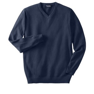 KingSize Men's Big & Tall Lightweight V-Neck Sweater - 1 of 4