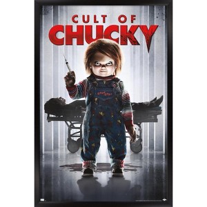 Trends International Child's Play: Cult of Chucky - One Sheet Framed Wall Poster Prints - 1 of 4