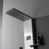 BWE 2-Jet Rainfall Shower Panel System with Rainfall Shower Head, Shelf, STub Spout and LED Light - 4 of 4