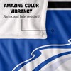University Of Alabama In Huntsville Primary Logo Stripes Silky 50x60 Blanket, 1 Sided - 4 of 4