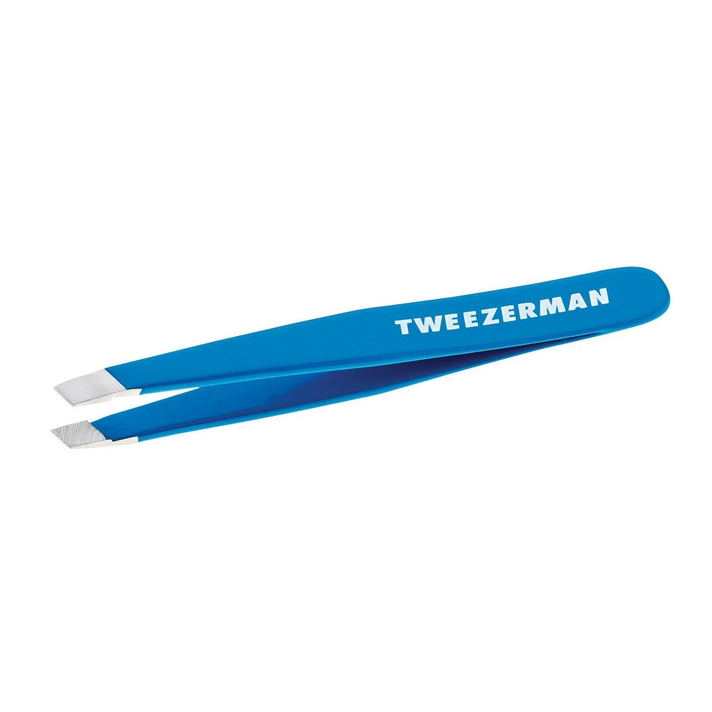 Photos - Other Cosmetics Tweezerman Mini Slant Tweezer - Bahama Blue 