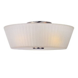 Maxim Lighting Finesse 3 - Light Flush Mount in  Satin Nickel - 1 of 2