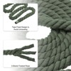 Unique Bargains Natural Thick Cotton Twisted Tug of War Rope 1 Pc - 3 of 4